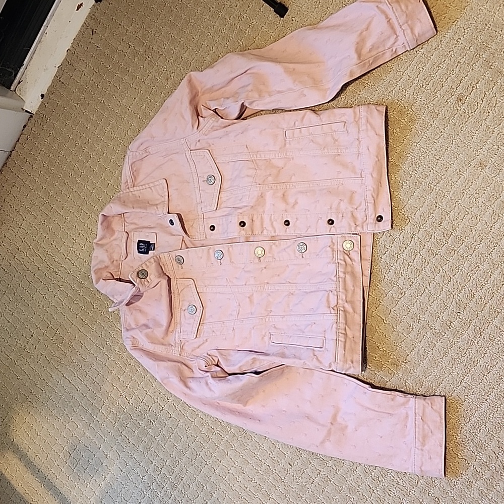 Pink denim jacket - Picture 3 of 6